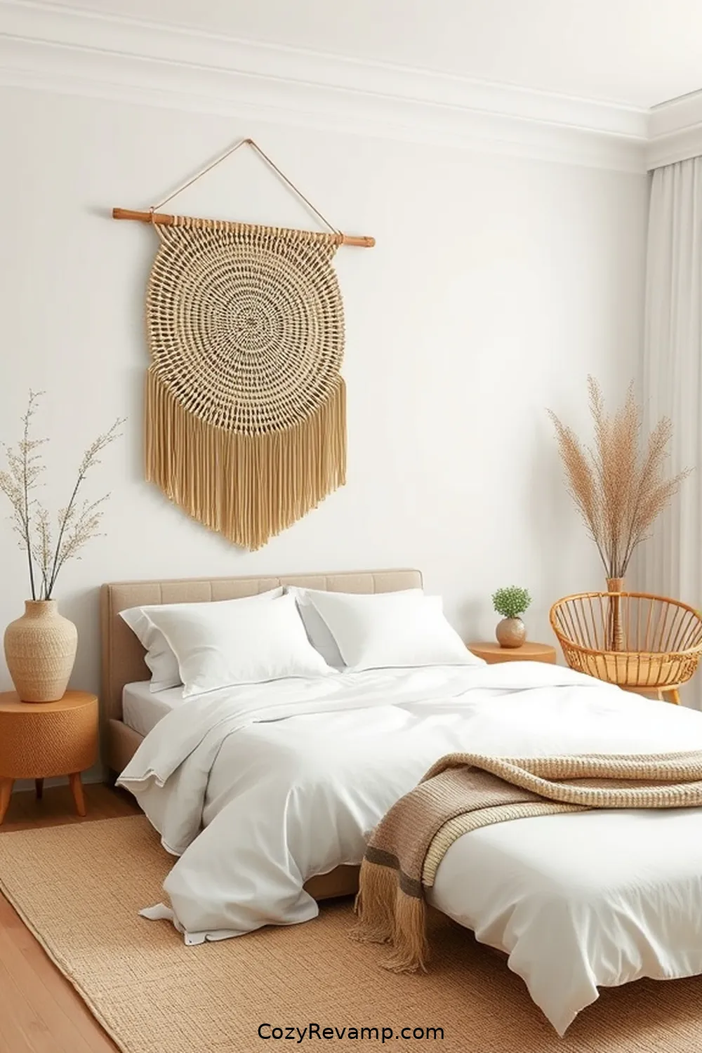 Bamboo Decorative Accents for 18 Ways to Design a Minimalist Bedroom With Bamboo Material