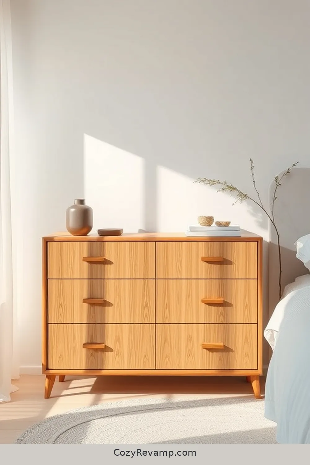 Bamboo Dressers With Clean Lines for 18 Ways to Design a Minimalist Bedroom With Bamboo Material