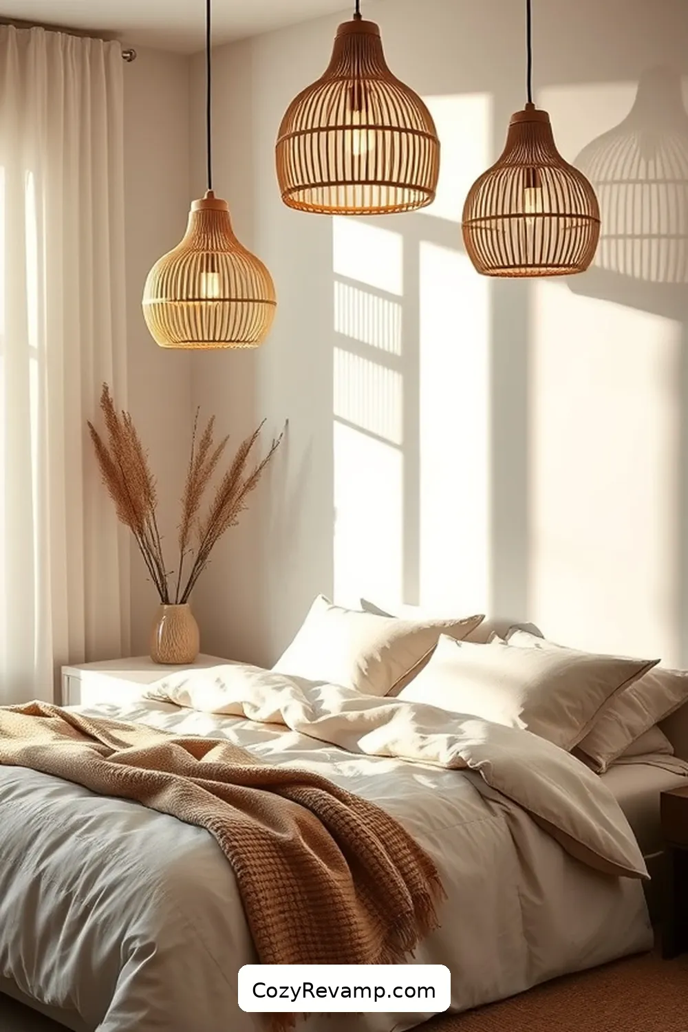 Bamboo Lighting Fixtures for 18 Ways to Design a Minimalist Bedroom With Bamboo Material