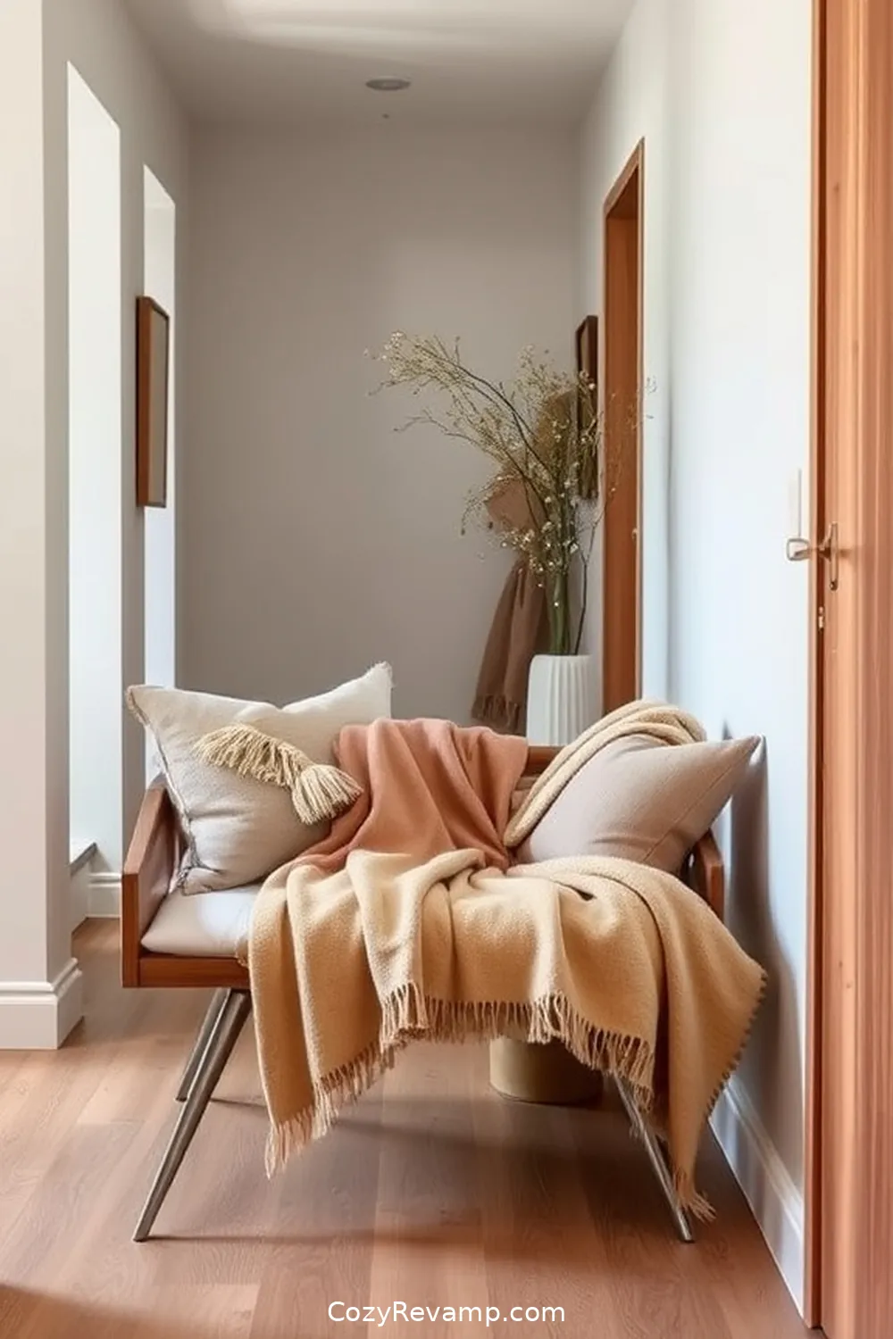 18 Ways to Design a Minimalist Hallway With Organic Cotton Material 7 Add Organic Cotton Blankets for Warmth for 18 Ways to Design a Minimalist Hallway With Organic Cotton Material