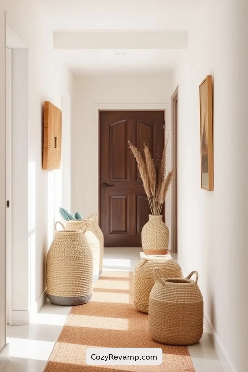 18 Ways to Design a Minimalist Hallway With Organic Cotton Material 13 Include Organic Cotton Baskets for Functional Decor for 18 Ways to Design a Minimalist Hallway With Organic Cotton Material