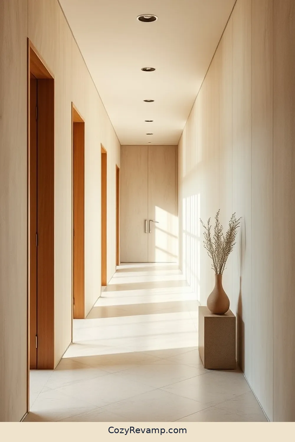 18 Ways to Design a Minimalist Hallway With Organic Cotton Material 9 Install Organic Cotton Wall Panels for a Unique Look for 18 Ways to Design a Minimalist Hallway With Organic Cotton Material