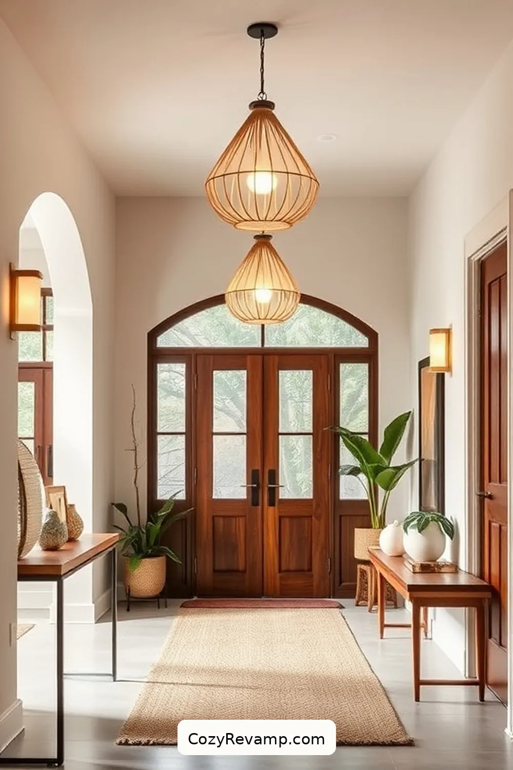 18 Ways to Style Your Mid-Century Modern Entryway With Organic Cotton Material 17 Eco-Conscious Organic Cotton Lighting Fixtures for 18 Ways to Style Your Mid-Century Modern Entryway With Organic Cotton Material