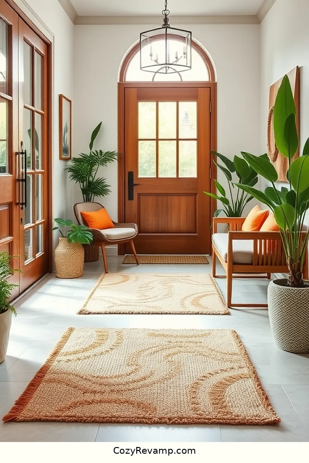 18 Ways to Style Your Mid-Century Modern Entryway With Organic Cotton Material 6 Handcrafted Organic Cotton Door Mats for 18 Ways to Style Your Mid-Century Modern Entryway With Organic Cotton Material