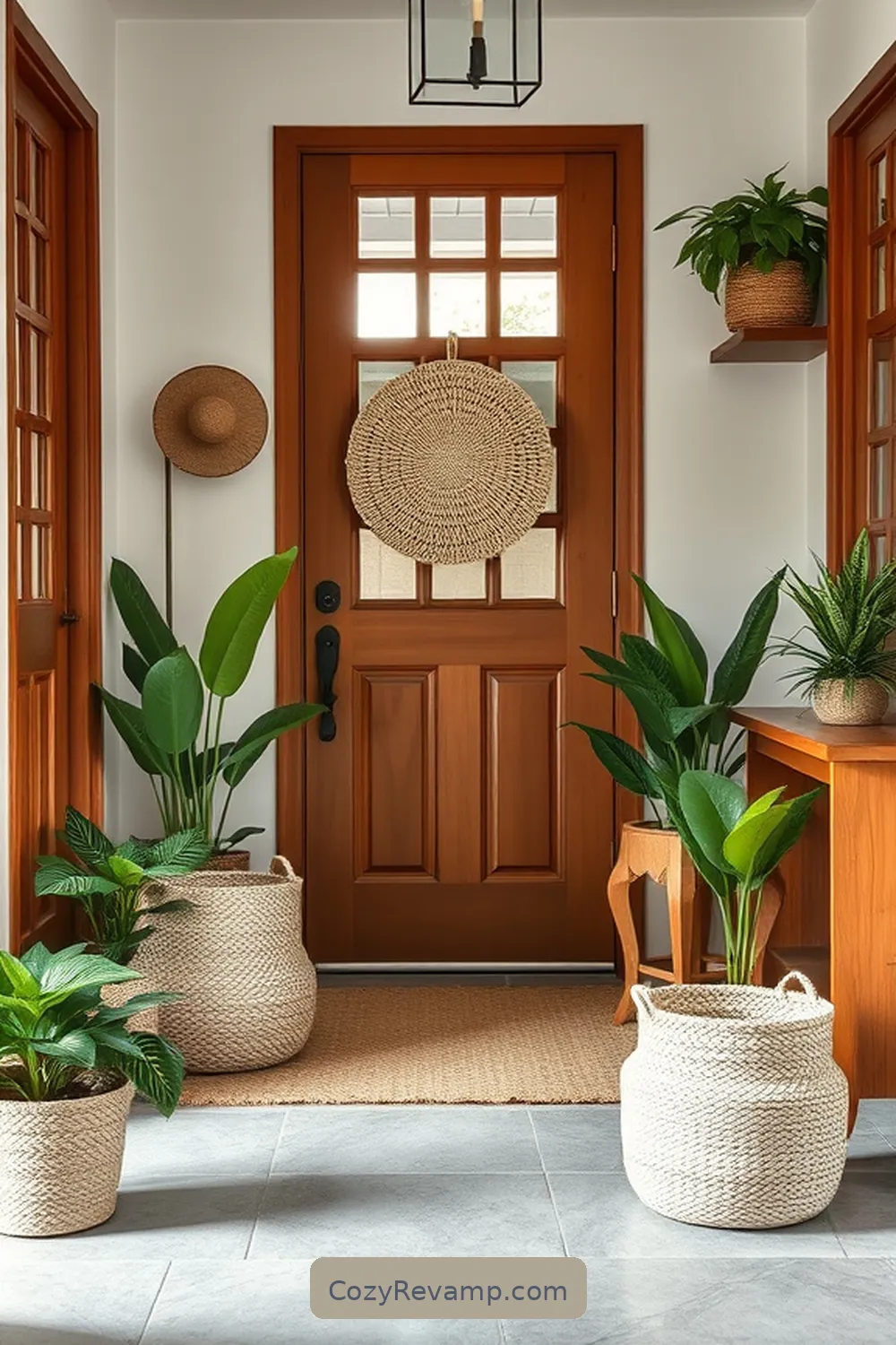 18 Ways to Style Your Mid-Century Modern Entryway With Organic Cotton Material 13 Sustainable Organic Cotton Baskets for 18 Ways to Style Your Mid-Century Modern Entryway With Organic Cotton Material