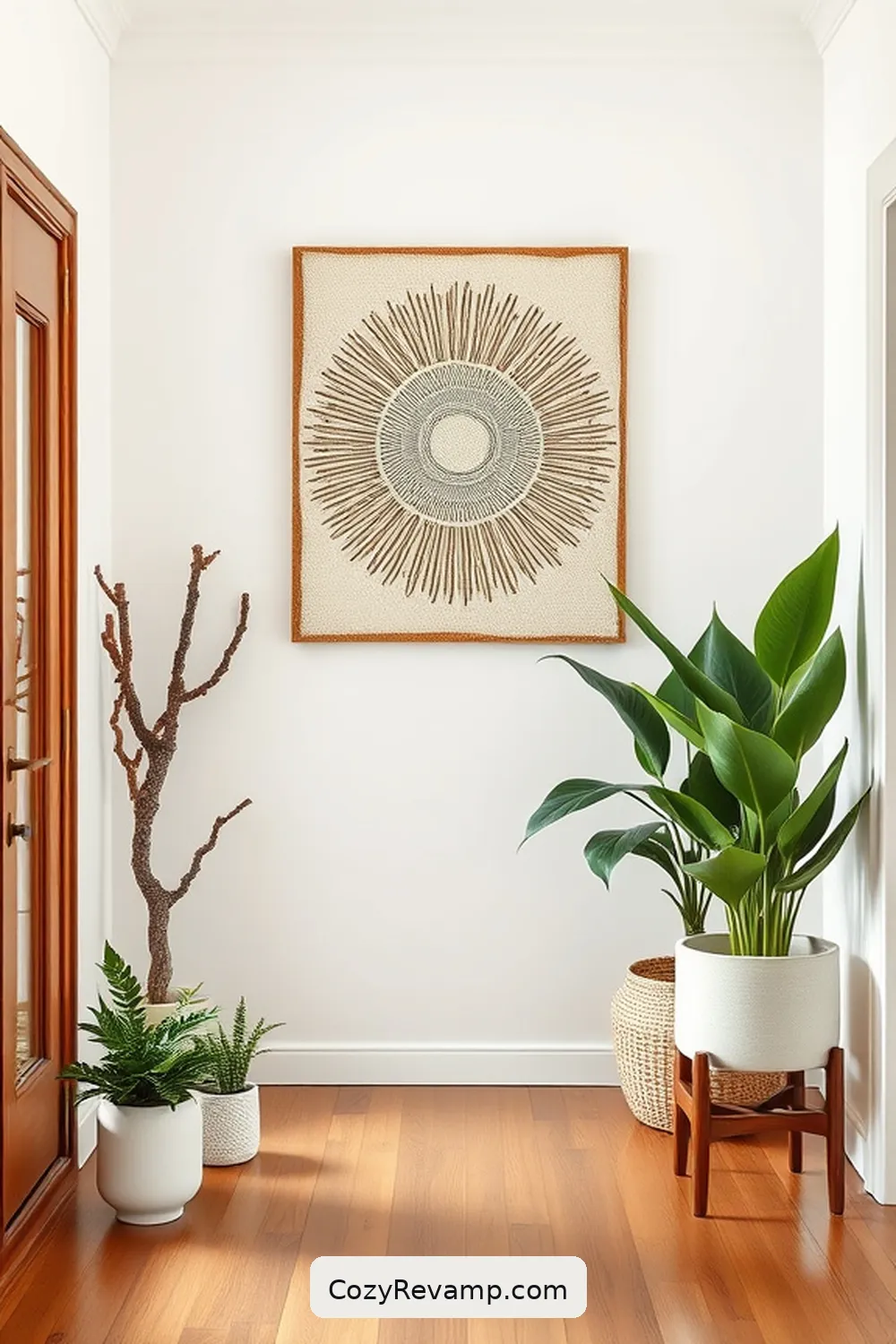 18 Ways to Style Your Mid-Century Modern Entryway With Organic Cotton Material 8 Unique Organic Cotton Wall Art for 18 Ways to Style Your Mid-Century Modern Entryway With Organic Cotton Material