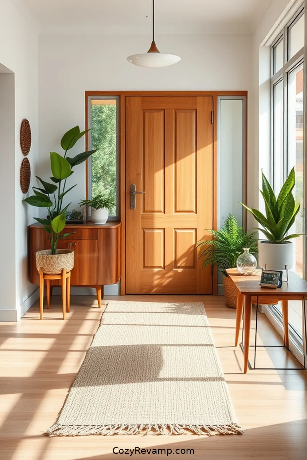 18 Ways to Style Your Mid-Century Modern Entryway With Organic Cotton Material 12 Versatile Organic Cotton Table Runners for 18 Ways to Style Your Mid-Century Modern Entryway With Organic Cotton Material