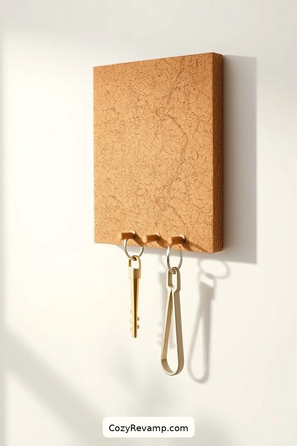18 Ways to Use Cork Material for a Minimalist Entryway 12 Cork Key Holder for Easy Access for 18 Ways to Use Cork Material for a Minimalist Entryway