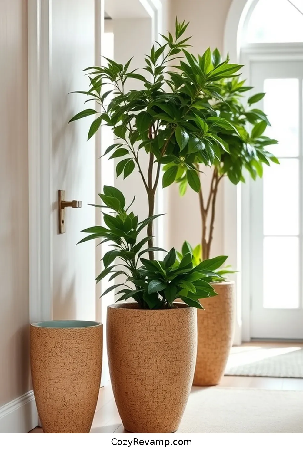 18 Ways to Use Cork Material for a Minimalist Entryway 11 Cork Planters for a Lush Entryway for 18 Ways to Use Cork Material for a Minimalist Entryway