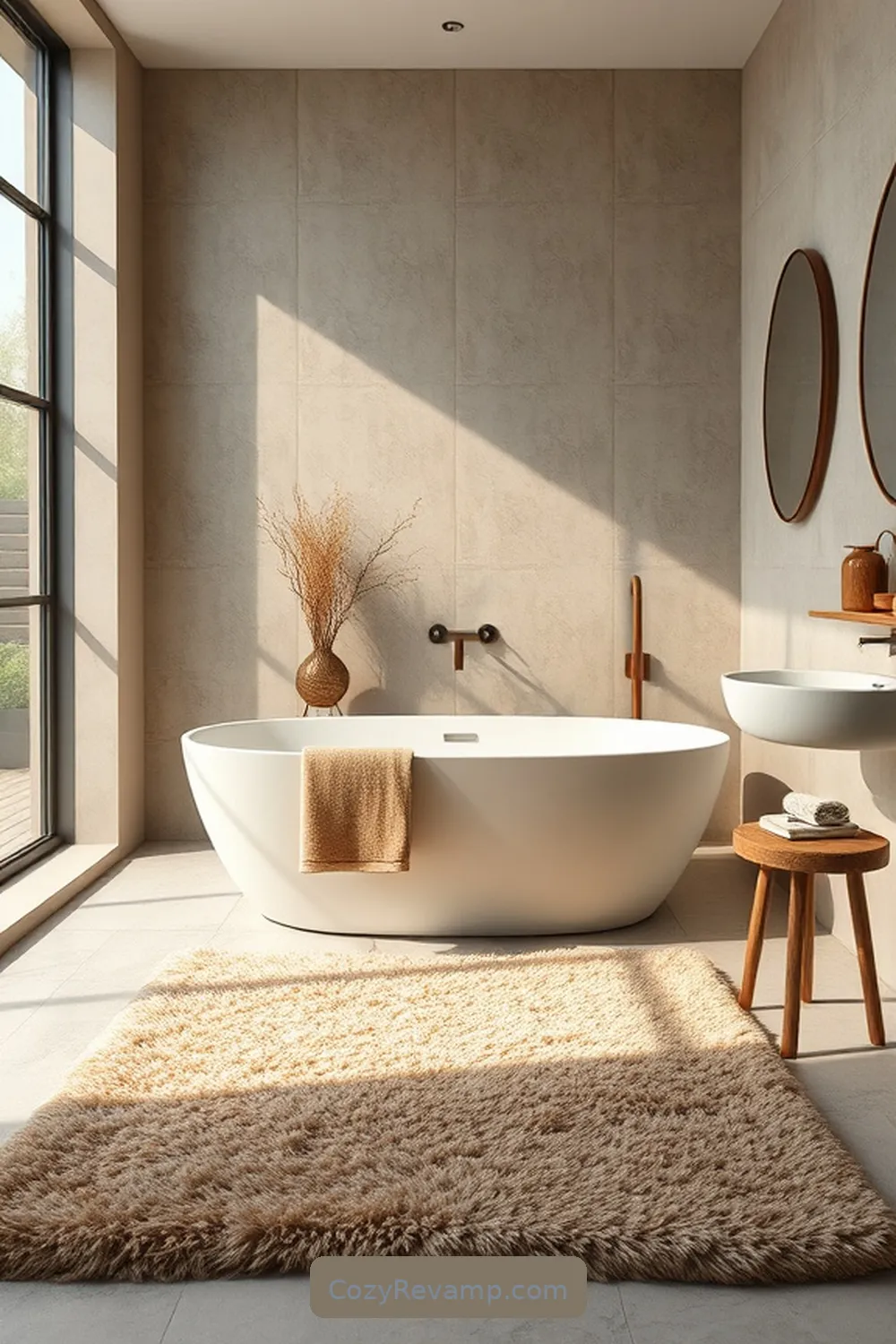 Organic Cotton Bath Mats for 18 Ways to Use Organic Cotton Material in Your Mid-Century Modern Bathroom