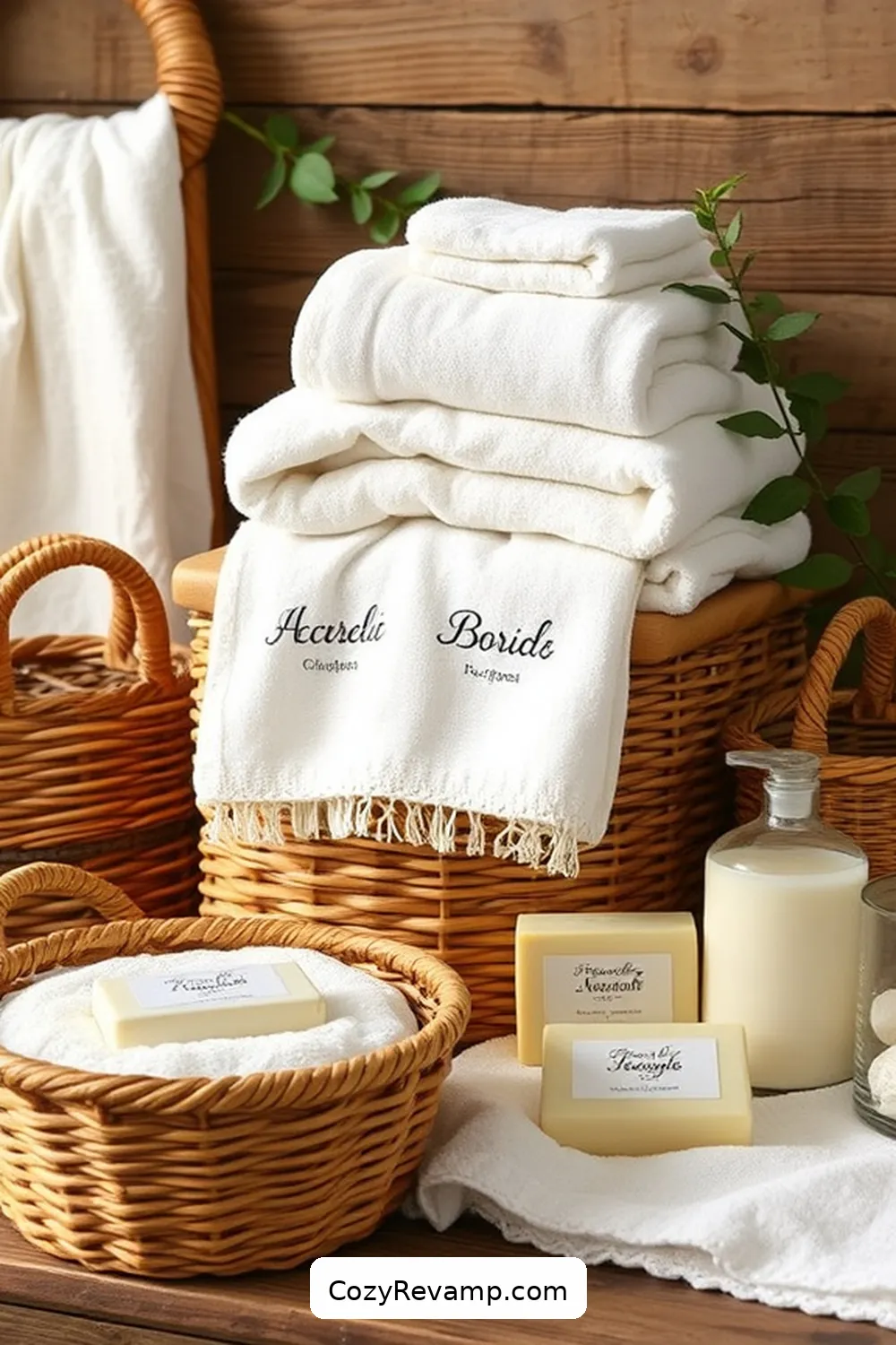 18 Ways to Use Organic Cotton Materials for a Rustic Bathroom 19 Personalized Organic Cotton Bath Accessories for 18 Ways to Use Organic Cotton Materials for a Rustic Bathroom