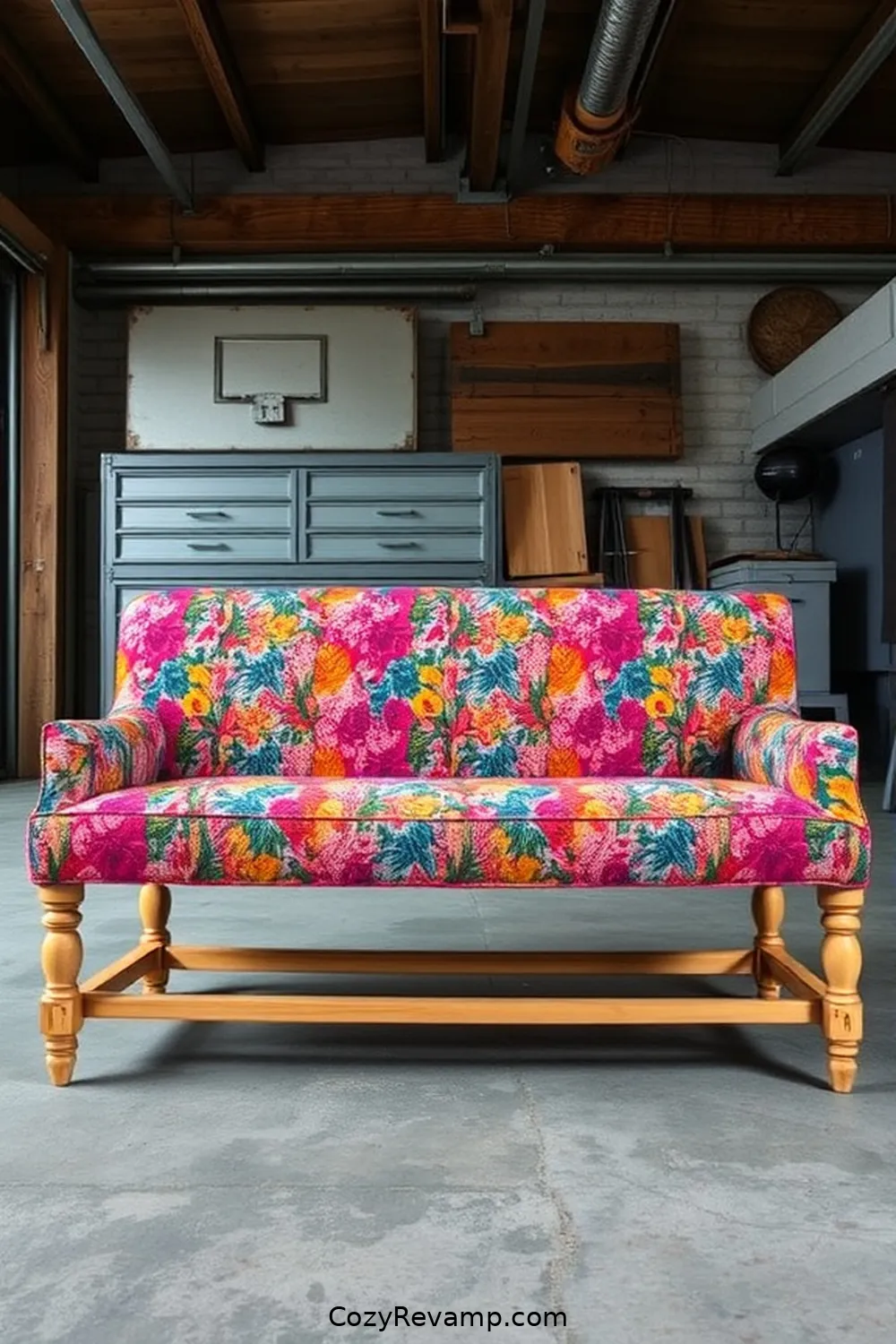 19 Creative Upcycled Fabric Ideas for Your Industrial Garage 6 Upholstered Furniture Makeover for 19 Creative Upcycled Fabric Ideas for Your Industrial Garage