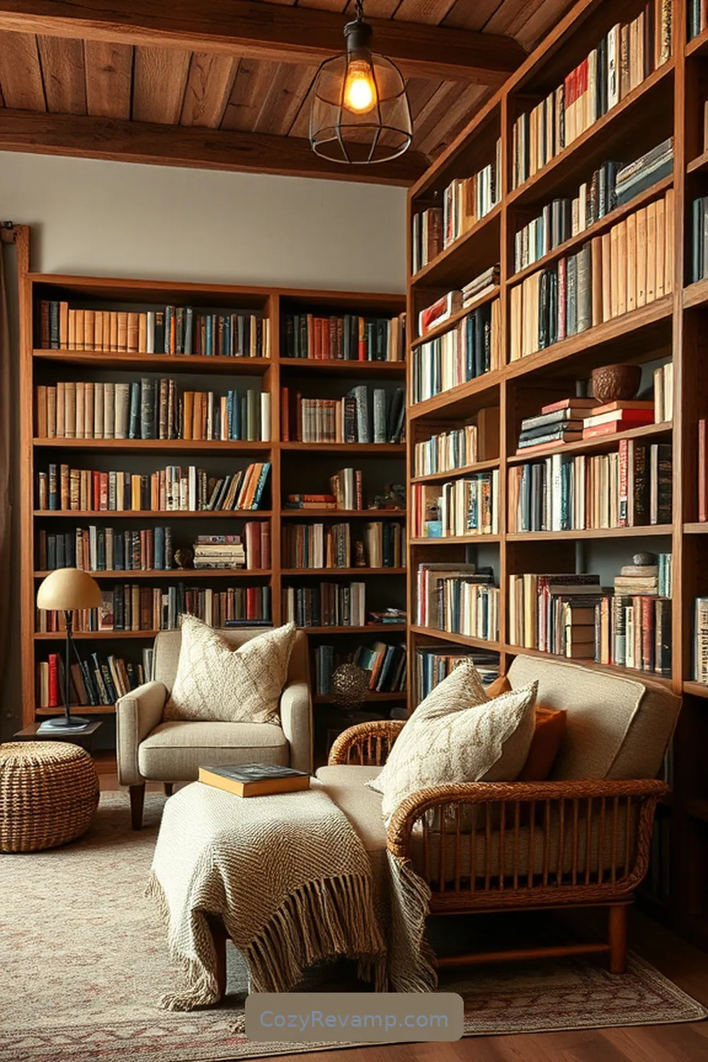 19 Essential Elements for a Rustic Library With Organic Cotton Material Decor 18 Earthy Color Palette for 19 Essential Elements for a Rustic Library With Organic Cotton Material Decor