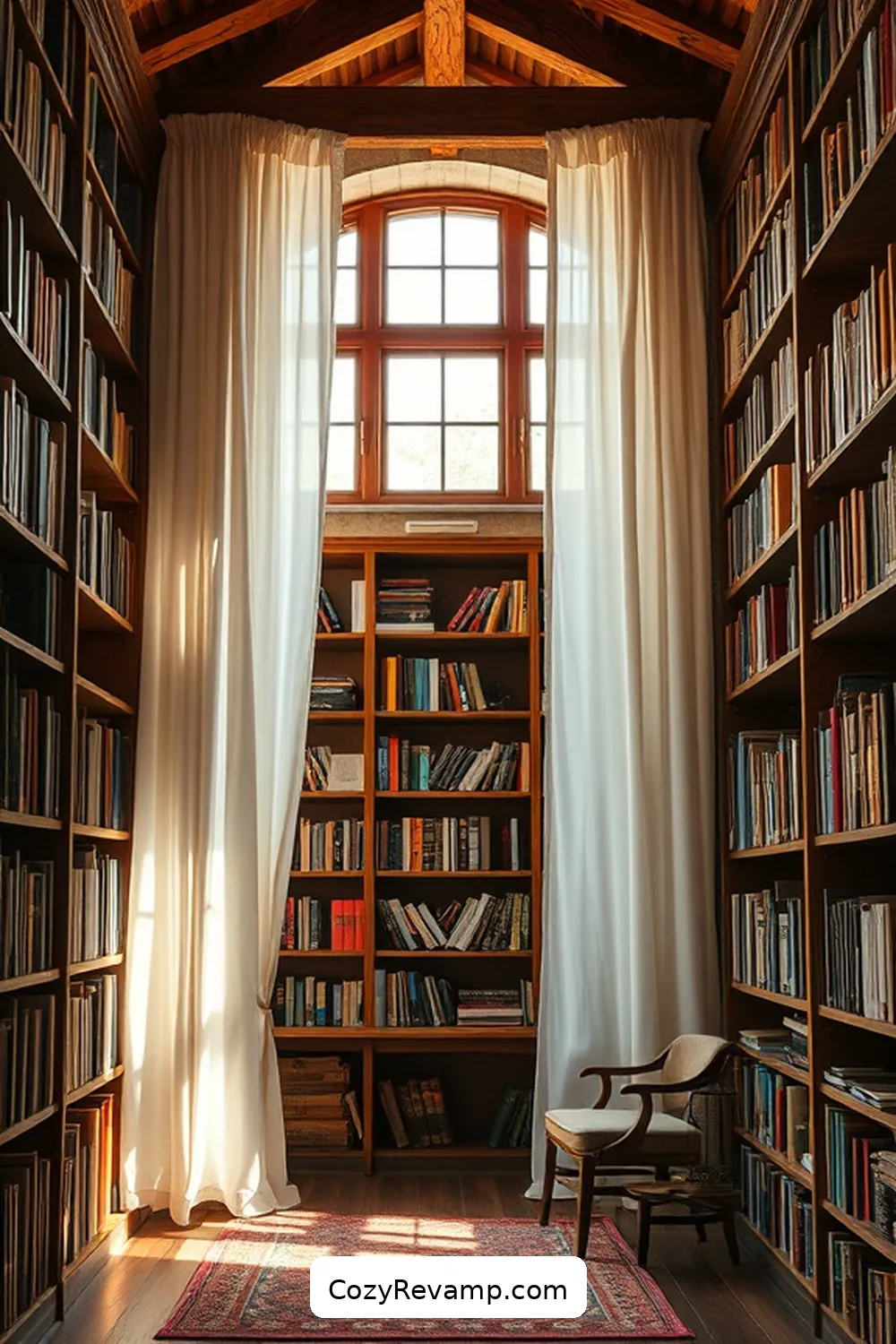 19 Essential Elements for a Rustic Library With Organic Cotton Material Decor 7 Natural Fiber Curtains for 19 Essential Elements for a Rustic Library With Organic Cotton Material Decor