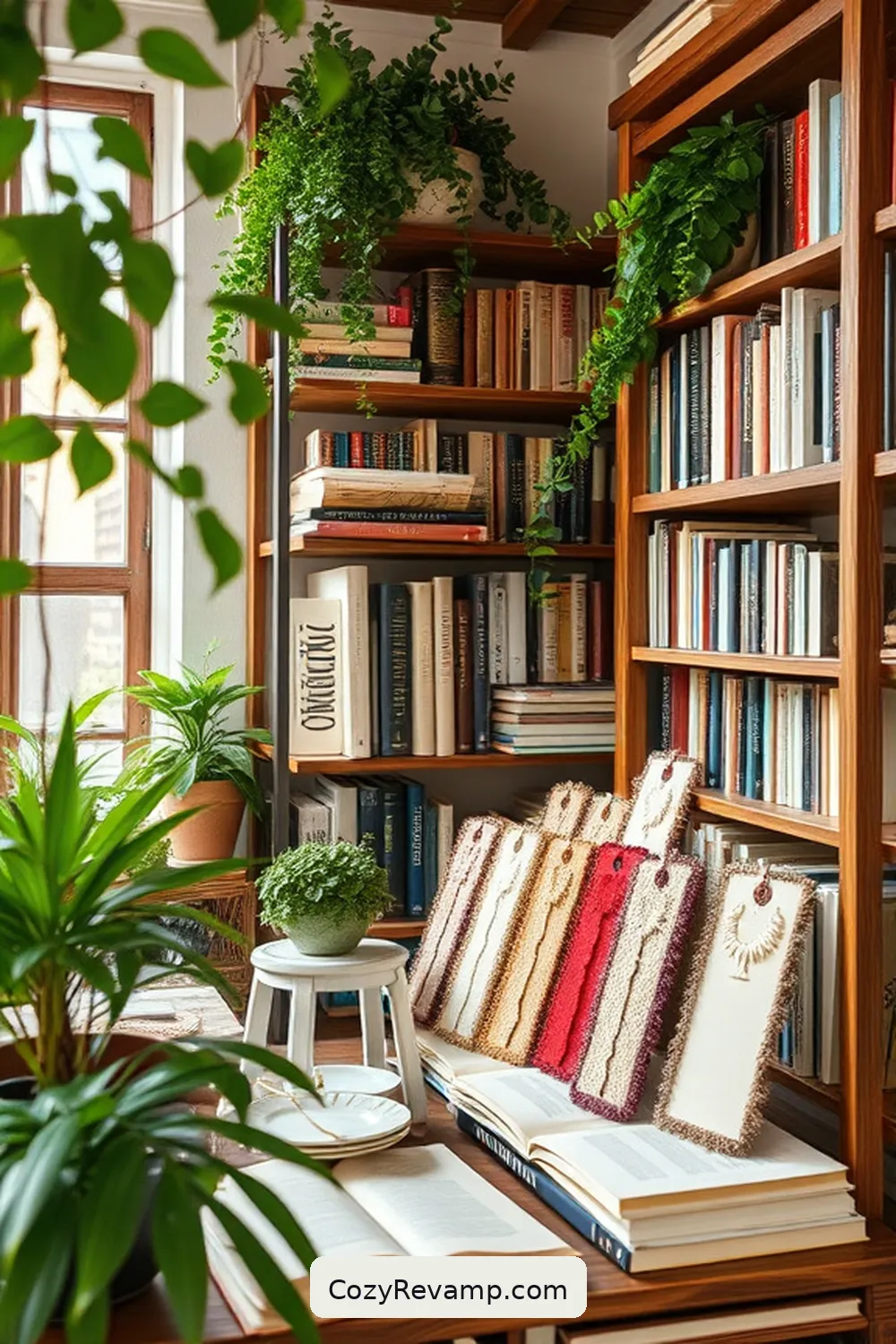 19 Essential Elements for a Rustic Library With Organic Cotton Material Decor 13 Organic Cotton Bookmarks for 19 Essential Elements for a Rustic Library With Organic Cotton Material Decor