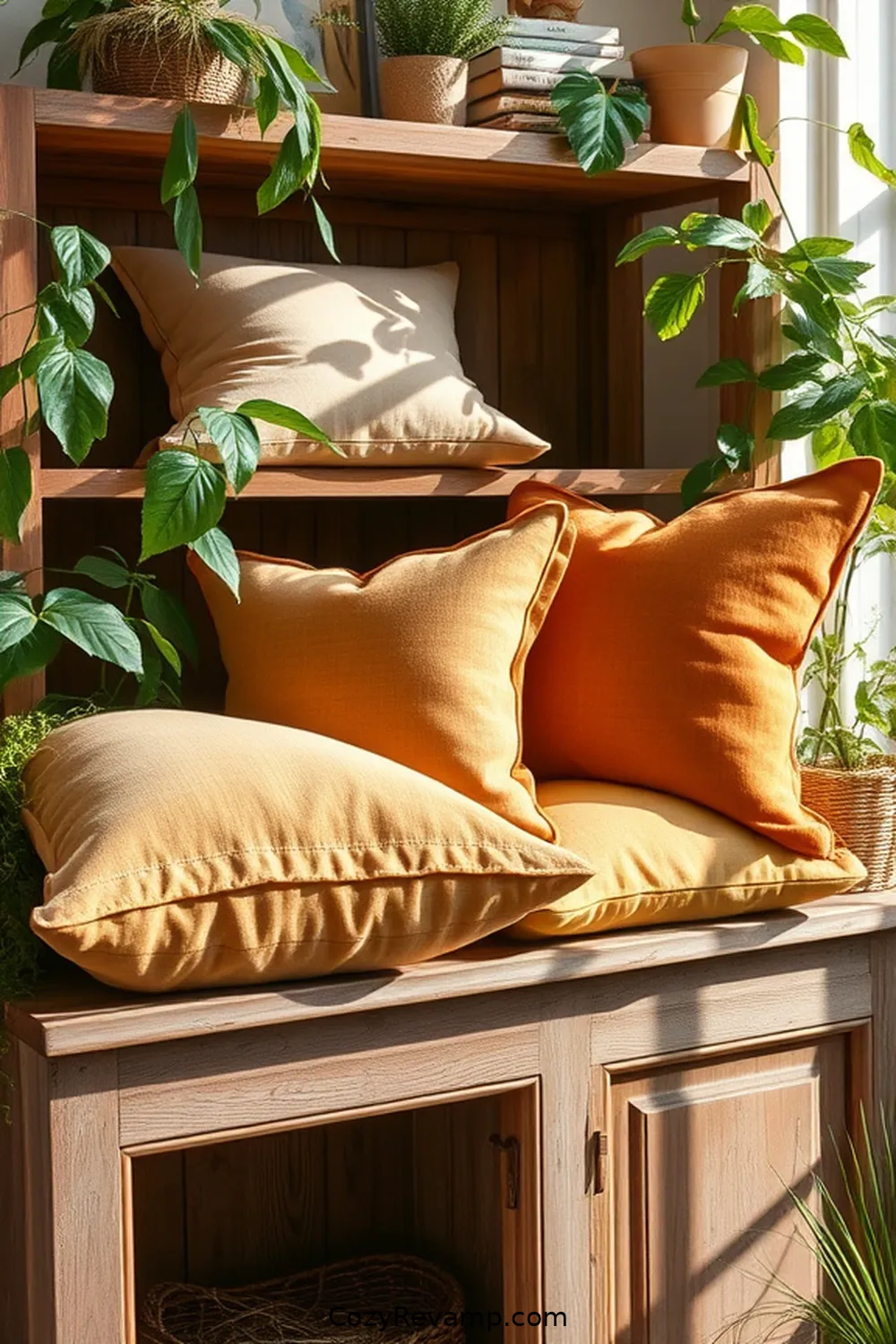 19 Essential Elements for a Rustic Library With Organic Cotton Material Decor 3 Plush Organic Cotton Cushions for 19 Essential Elements for a Rustic Library With Organic Cotton Material Decor