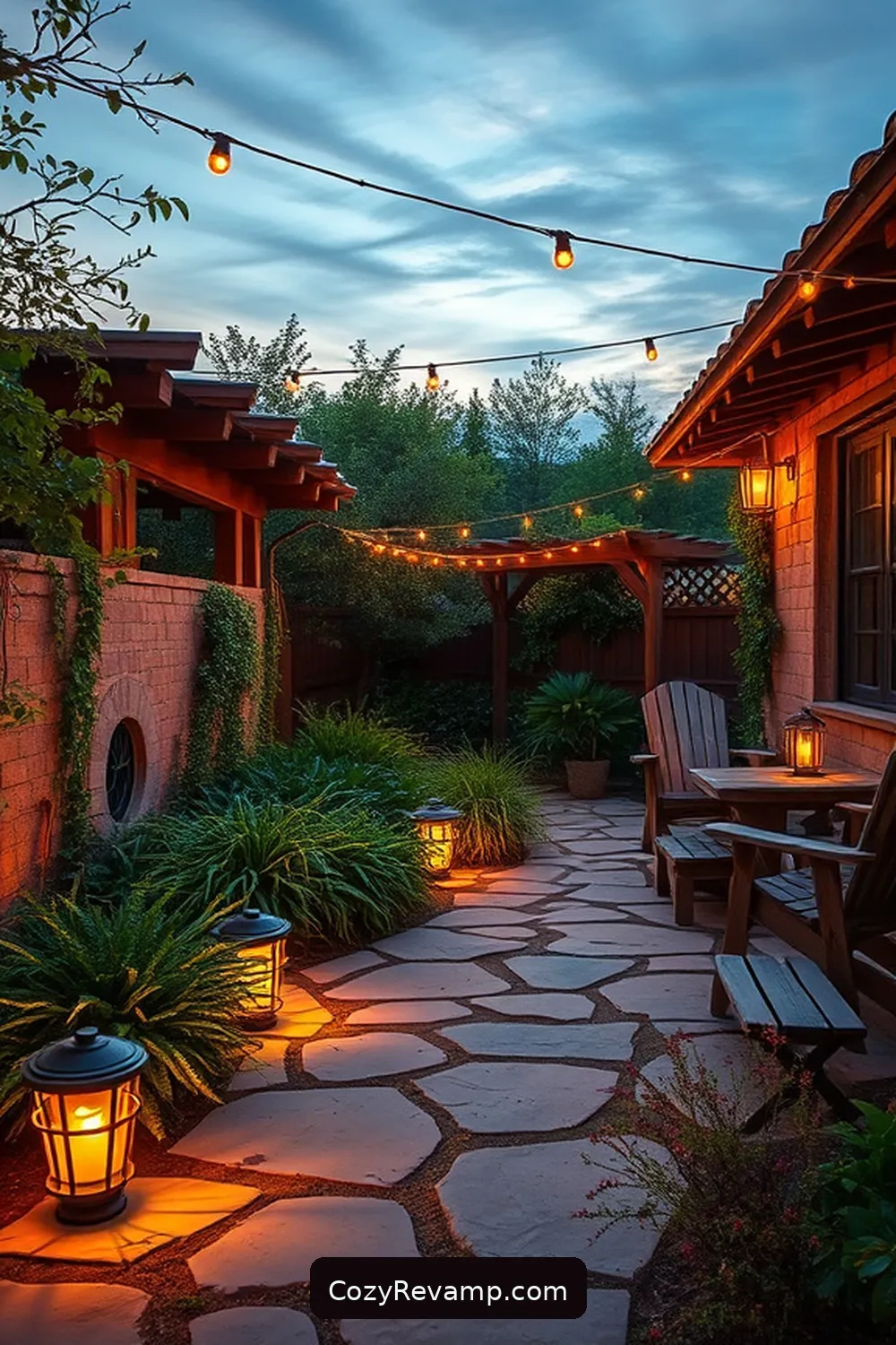 Solar Pathway Lights for 19 Essential Materials for Rustic Outdoor Patios With Solar-Powered Lights