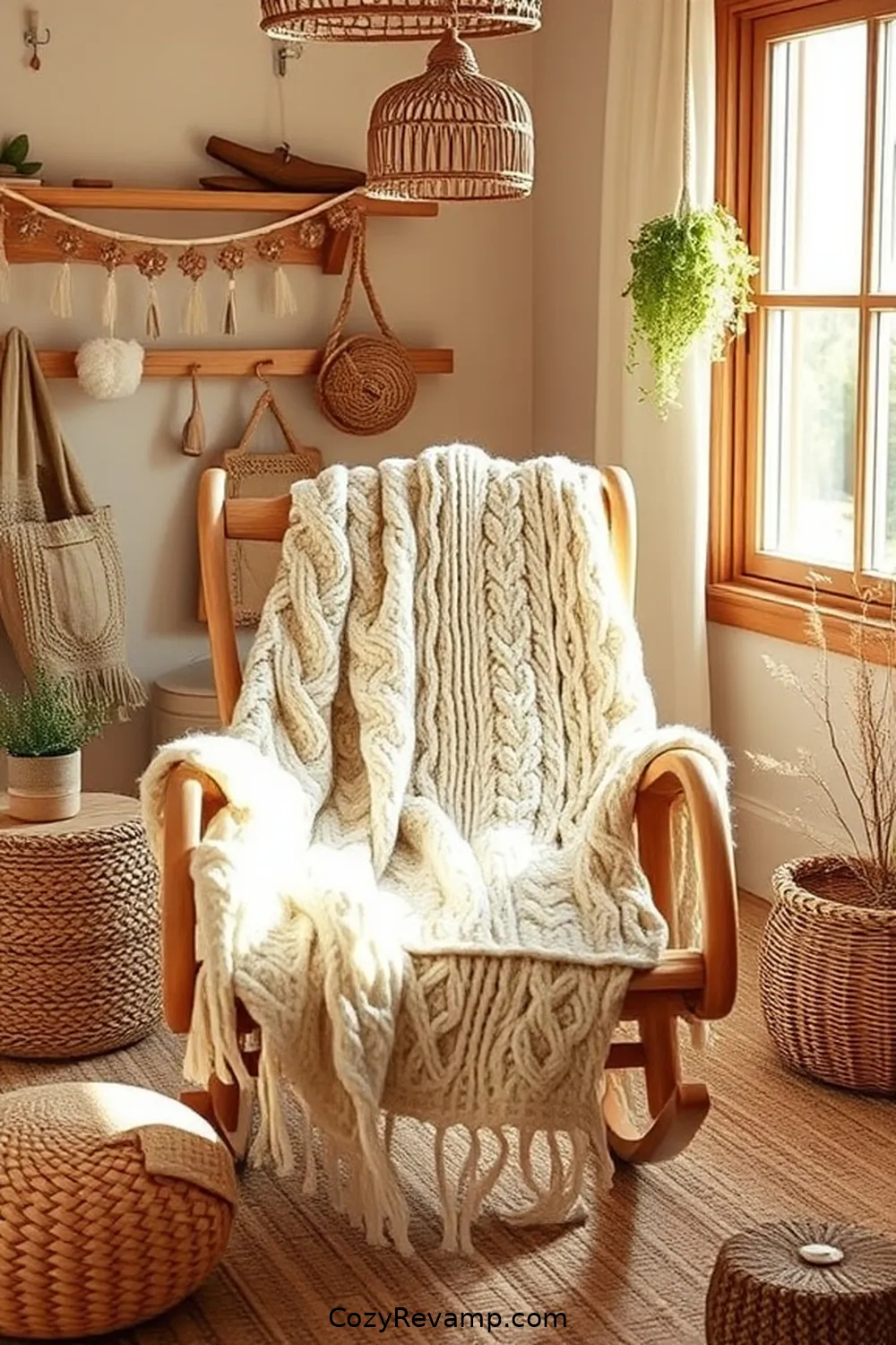 19 Essential Materials for a Rustic Nursery With Solar-Powered Lights 9 Handmade Knitted Blankets for 19 Essential Materials for a Rustic Nursery With Solar-Powered Lights