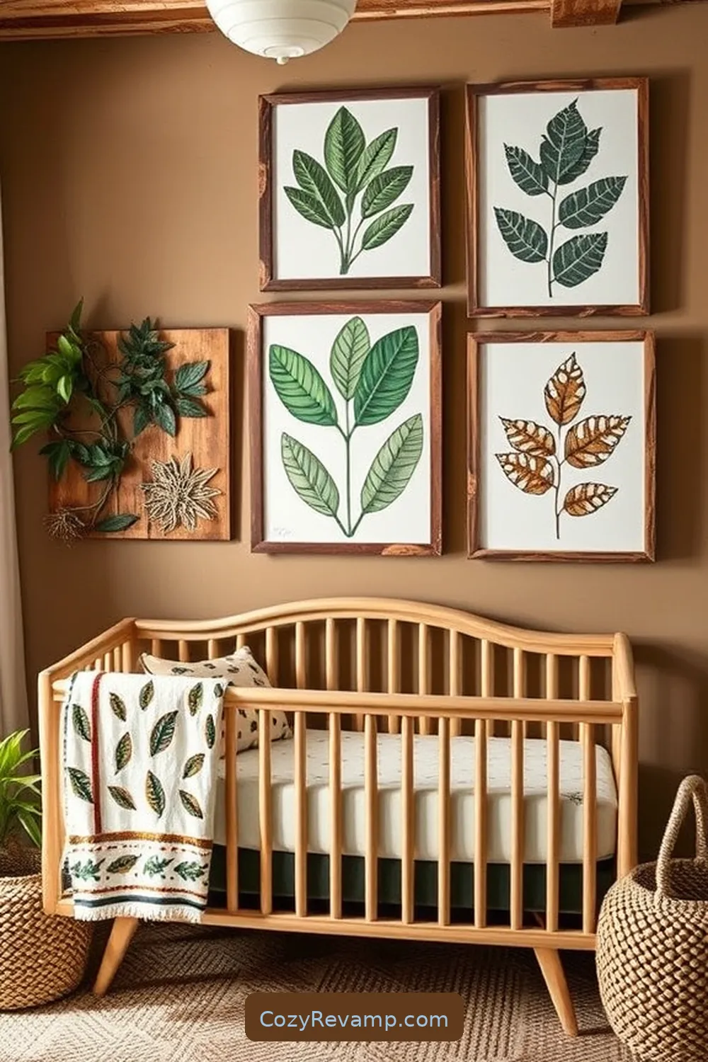 19 Essential Materials for a Rustic Nursery With Solar-Powered Lights 14 Plant-Based Wall Art for 19 Essential Materials for a Rustic Nursery With Solar-Powered Lights