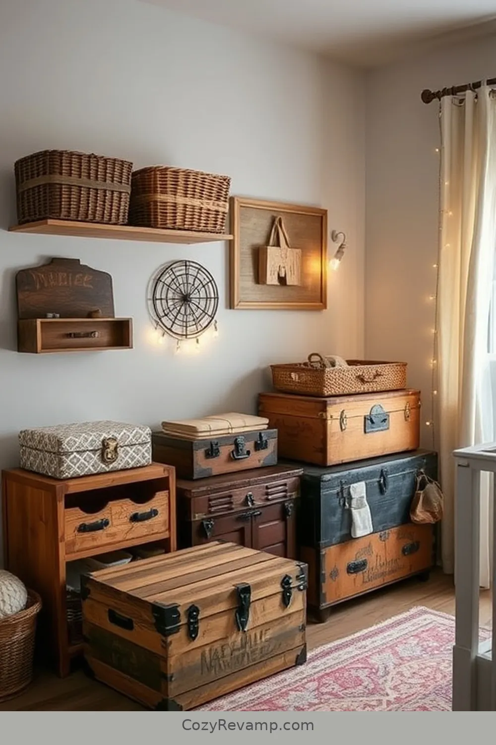 19 Essential Materials for a Rustic Nursery With Solar-Powered Lights 10 Vintage Storage Solutions for 19 Essential Materials for a Rustic Nursery With Solar-Powered Lights
