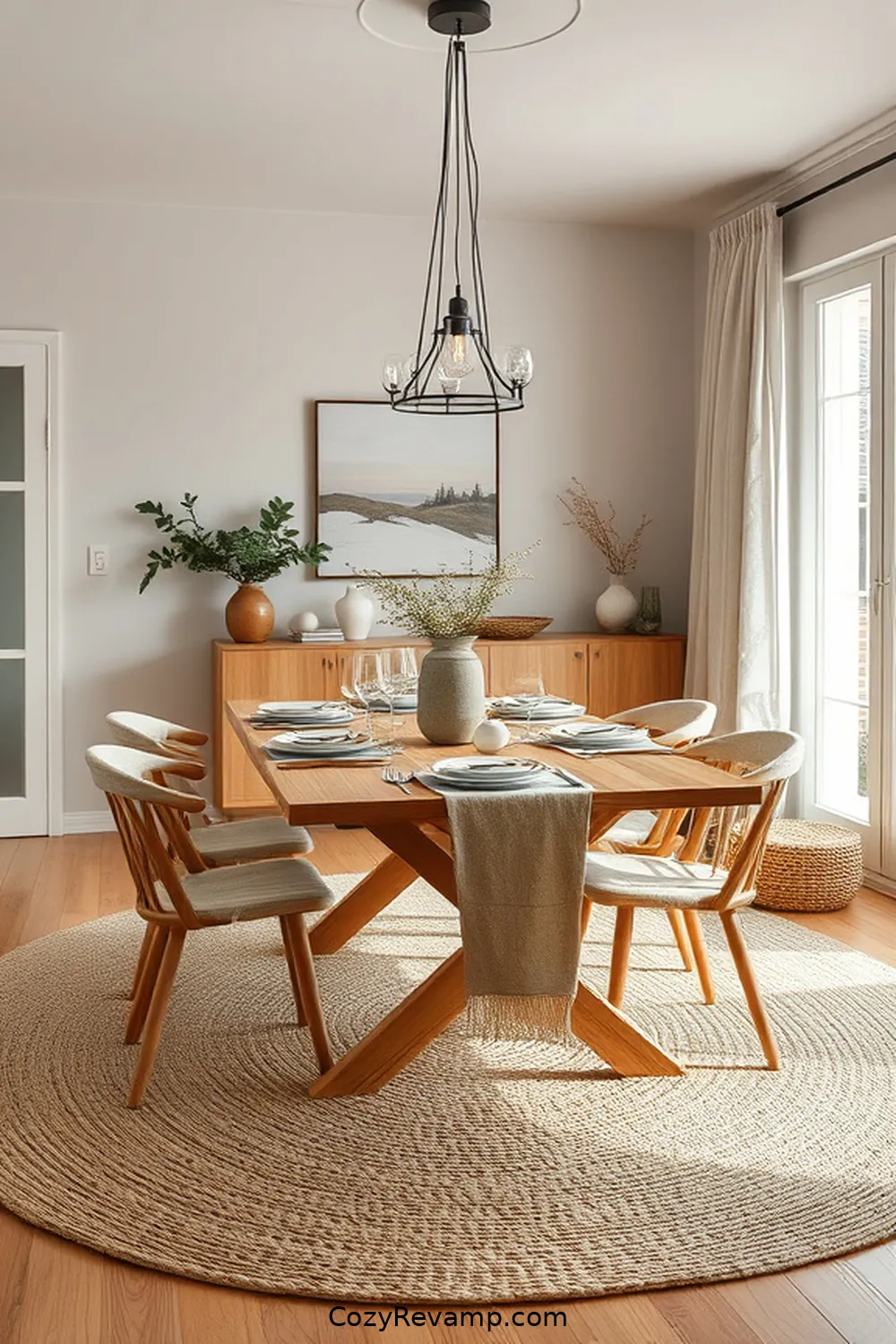 19 Essential Materials for a Scandinavian Dining Room With Solar-Powered Lights 7 Jute for 19 Essential Materials for a Scandinavian Dining Room With Solar-Powered Lights