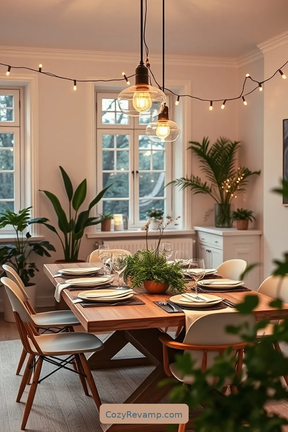 19 Essential Materials for a Scandinavian Dining Room With Solar-Powered Lights 17 Solar String Lights for 19 Essential Materials for a Scandinavian Dining Room With Solar-Powered Lights