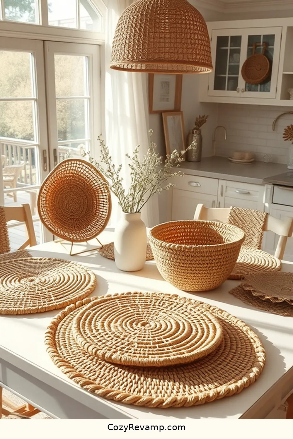 Coir for 19 Essential Natural Fiber Materials for Coastal Kitchen Aesthetics