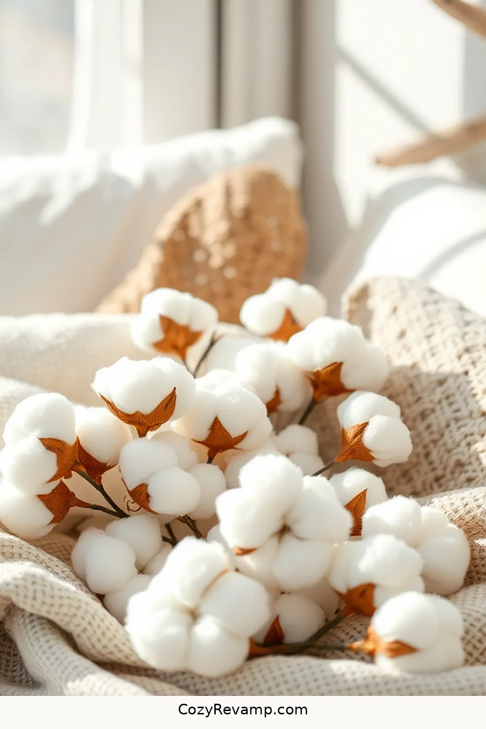 Cotton for 19 Essential Natural Fiber Materials for Coastal Kitchen Aesthetics