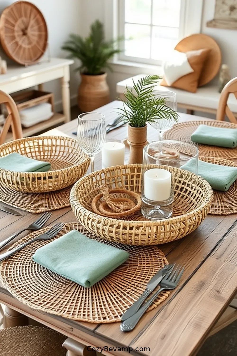 Palm Leaf for 19 Essential Natural Fiber Materials for Coastal Kitchen Aesthetics