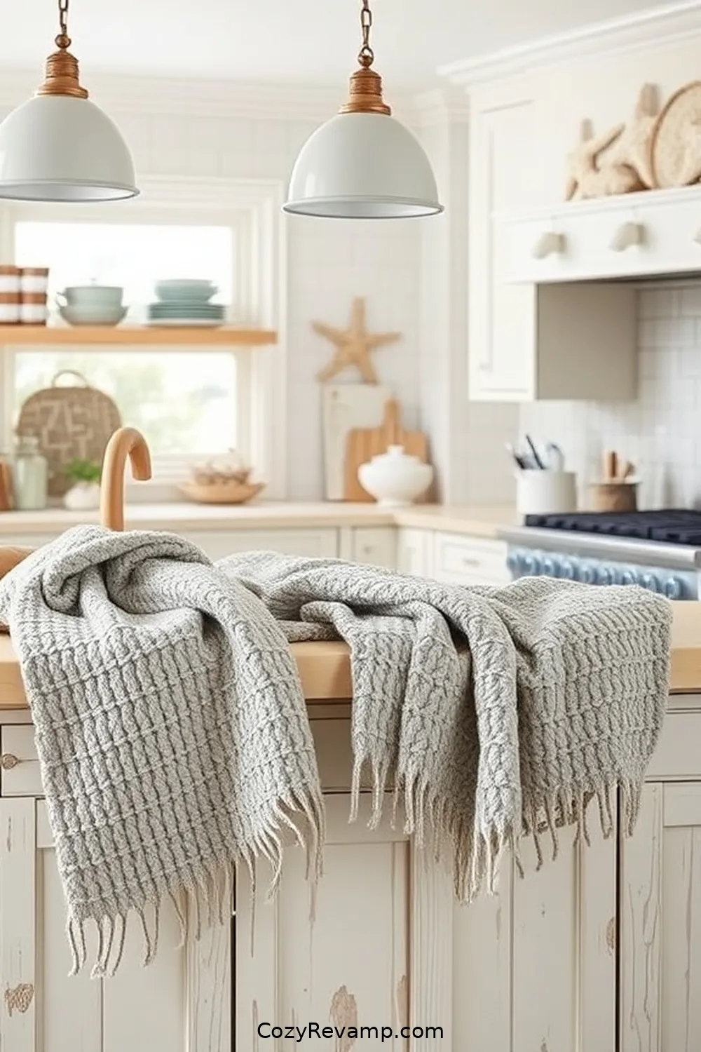 Wool for 19 Essential Natural Fiber Materials for Coastal Kitchen Aesthetics