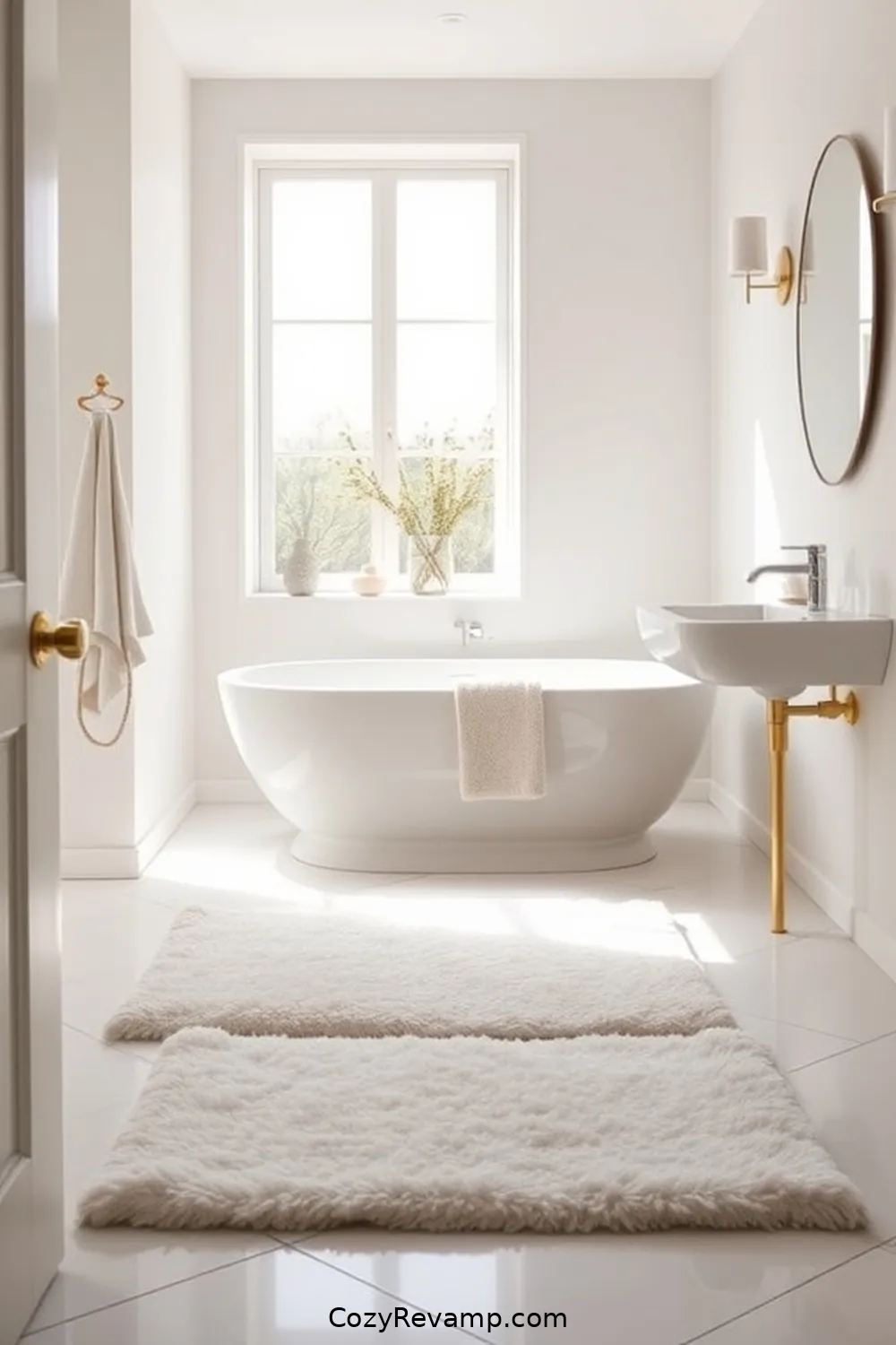 19 Essential Organic Cotton Materials for a Minimalist Bathroom 6 Organic Cotton Bath Mats for 19 Essential Organic Cotton Materials for a Minimalist Bathroom