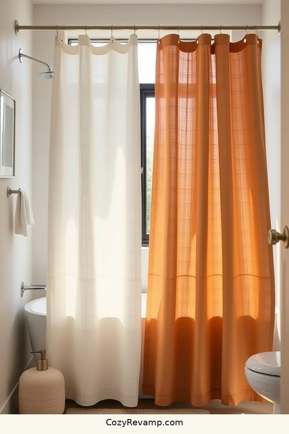 19 Essential Organic Cotton Materials for a Minimalist Bathroom 5 Organic Cotton Shower Curtains for 19 Essential Organic Cotton Materials for a Minimalist Bathroom