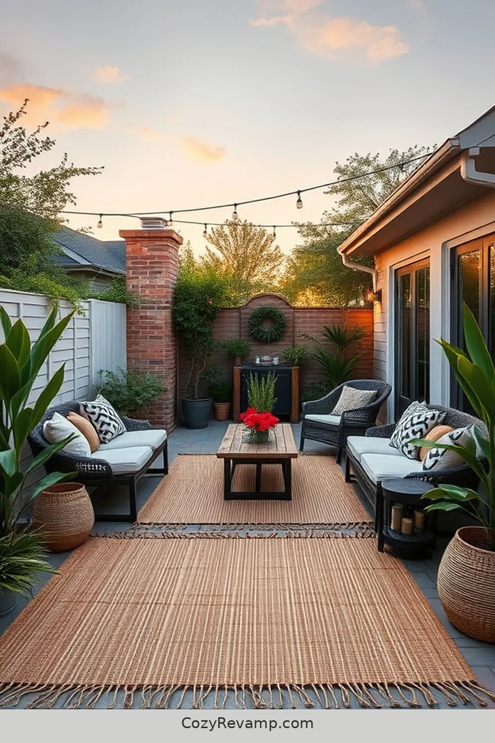 19 Inspiring Ideas for a Modern Farmhouse Outdoor Patio Featuring Bamboo Material 10 Versatile Bamboo Rugs for Comfort for 19 Inspiring Ideas for a Modern Farmhouse Outdoor Patio Featuring Bamboo Material
