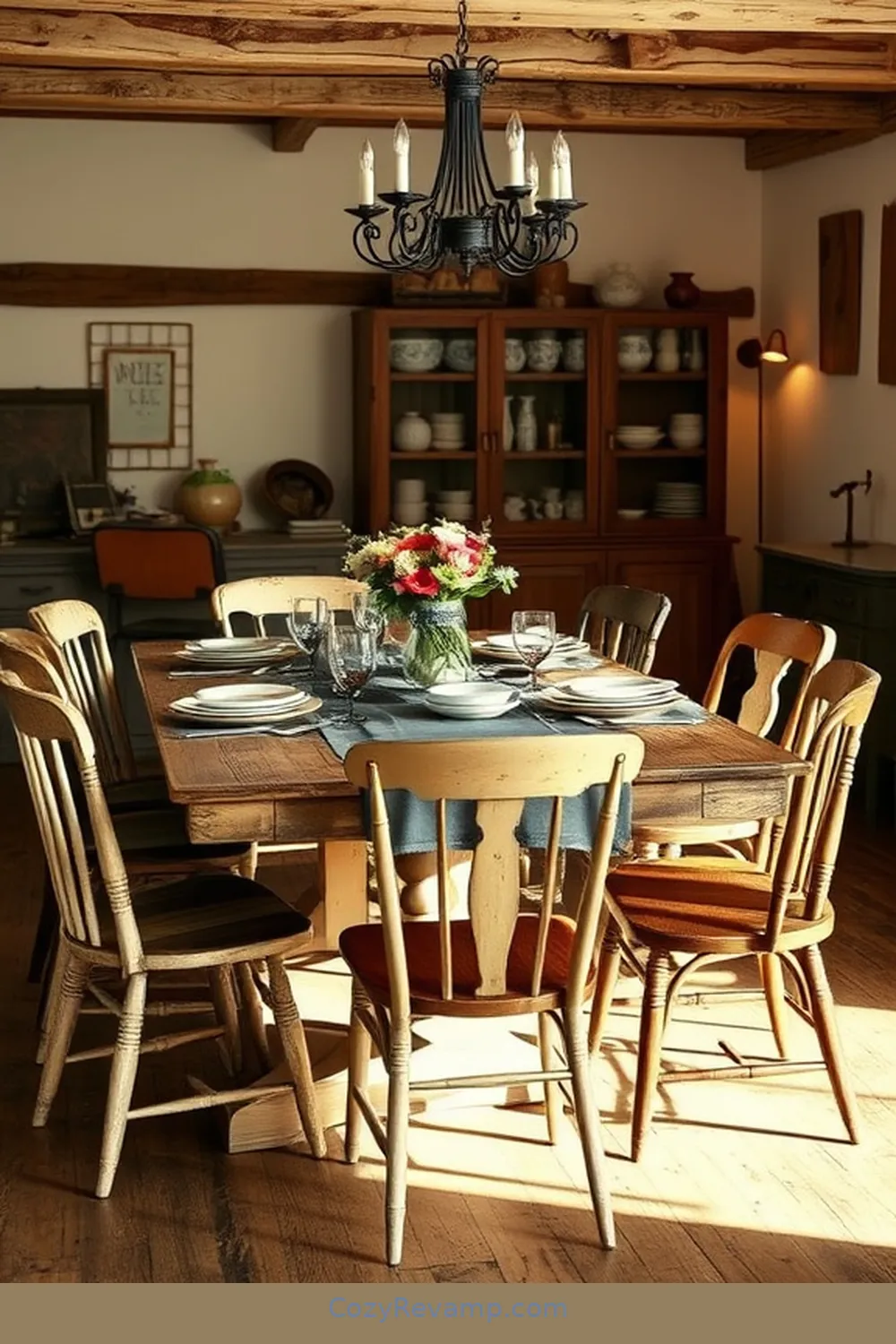 19 Inspiring Industrial Dining Room Ideas With Reclaimed Materials 18 Distressed Wood Dining Room Decor for 19 Inspiring Industrial Dining Room Ideas With Reclaimed Materials