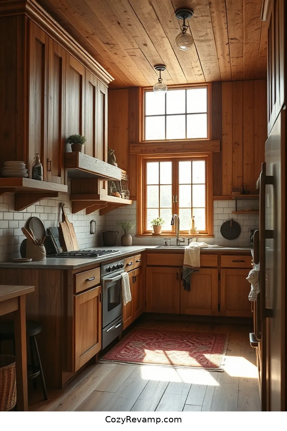 19 Inspiring Rustic Kitchen Designs With Reclaimed Materials 15 Repurposed Old Doors for 19 Inspiring Rustic Kitchen Designs With Reclaimed Materials
