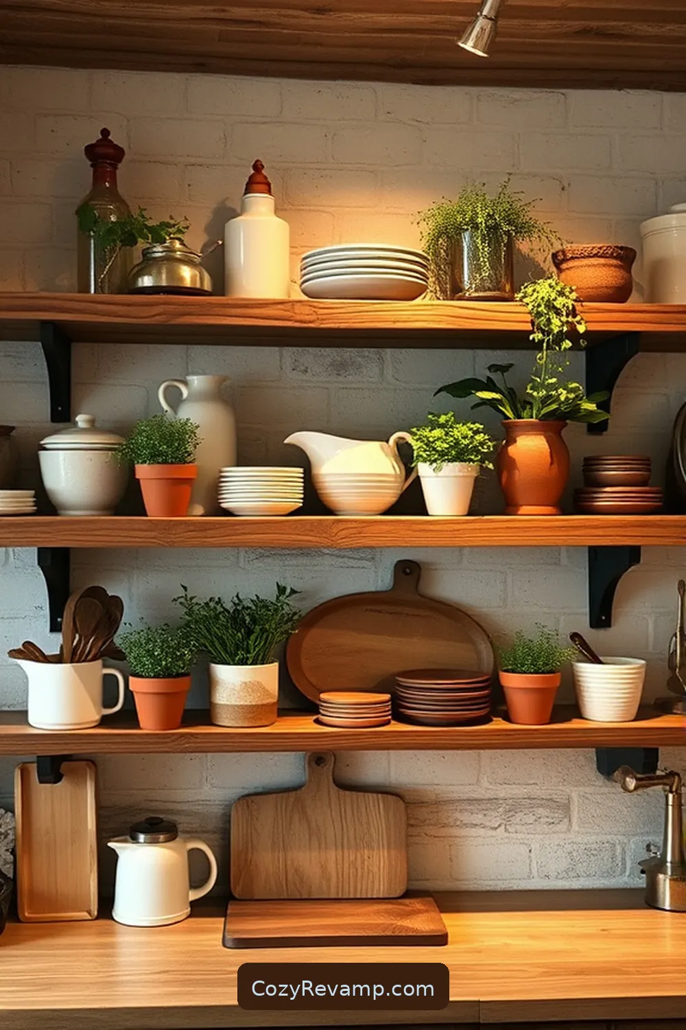 19 Inspiring Rustic Kitchen Designs With Reclaimed Materials 6 Rustic Open Shelving for 19 Inspiring Rustic Kitchen Designs With Reclaimed Materials