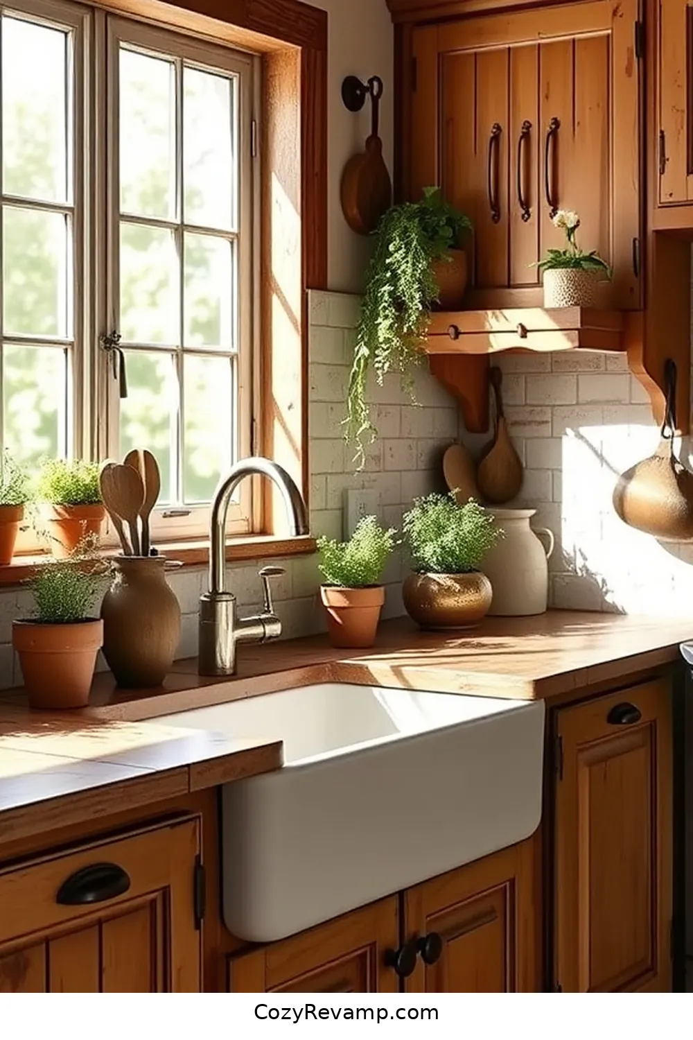 19 Inspiring Rustic Kitchen Designs With Reclaimed Materials 4 Vintage Farmhouse Sink for 19 Inspiring Rustic Kitchen Designs With Reclaimed Materials