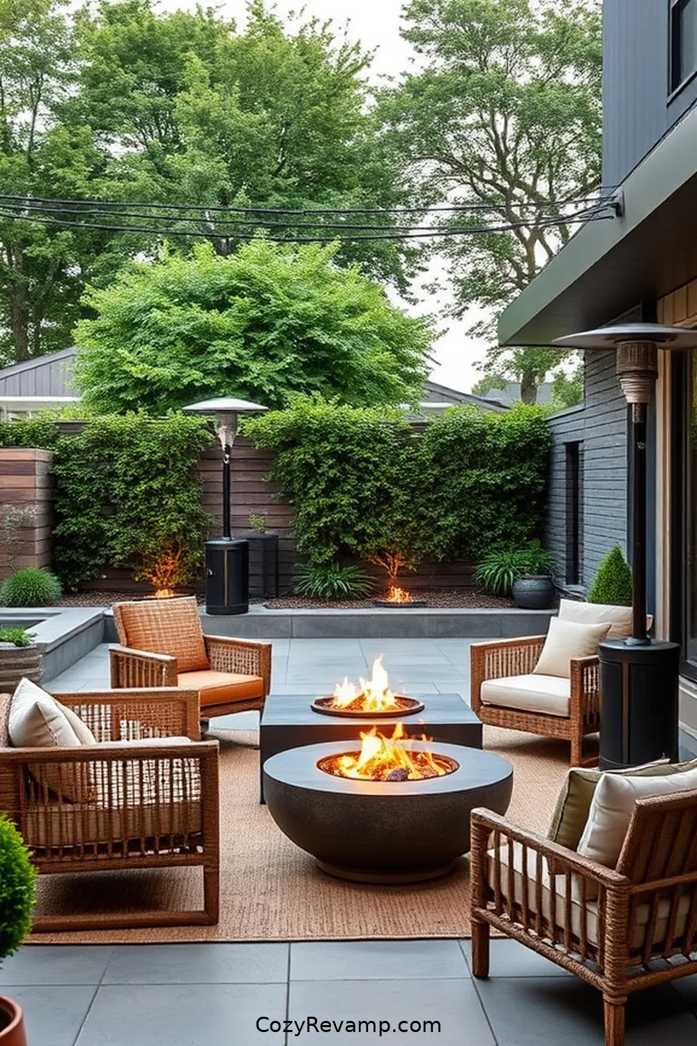 19 Key Elements for Industrial Outdoor Patios Featuring Natural Fibers 17 Outdoor Heating Options for 19 Key Elements for Industrial Outdoor Patios Featuring Natural Fibers