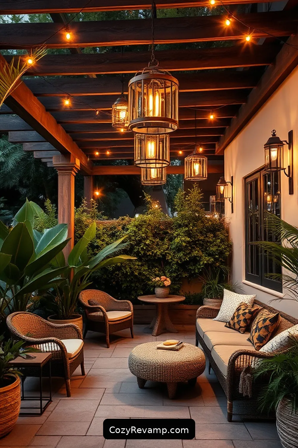 19 Key Elements for Industrial Outdoor Patios Featuring Natural Fibers 9 Outdoor Lighting Solutions for 19 Key Elements for Industrial Outdoor Patios Featuring Natural Fibers