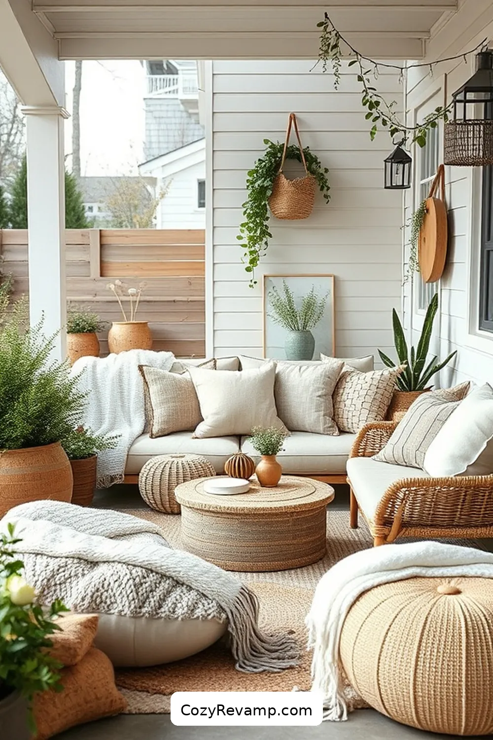 19 Key Features of a Scandinavian Outdoor Patio With Cork Material 6 Cozy Textiles for 19 Key Features of a Scandinavian Outdoor Patio With Cork Material