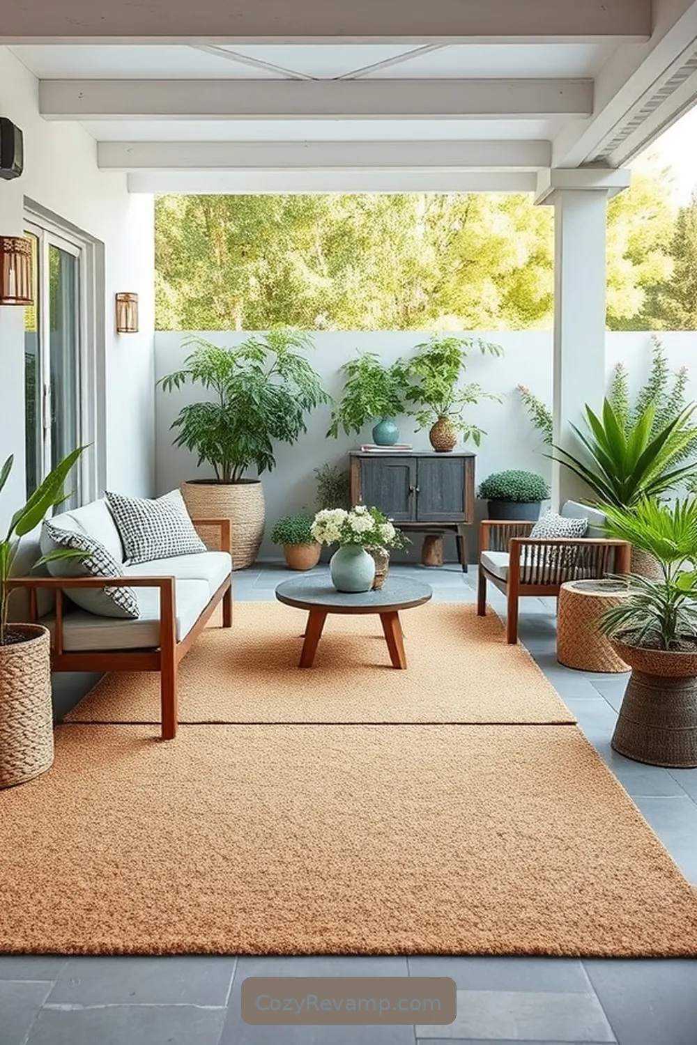 19 Key Features of a Scandinavian Outdoor Patio With Cork Material 15 Outdoor Rugs for 19 Key Features of a Scandinavian Outdoor Patio With Cork Material