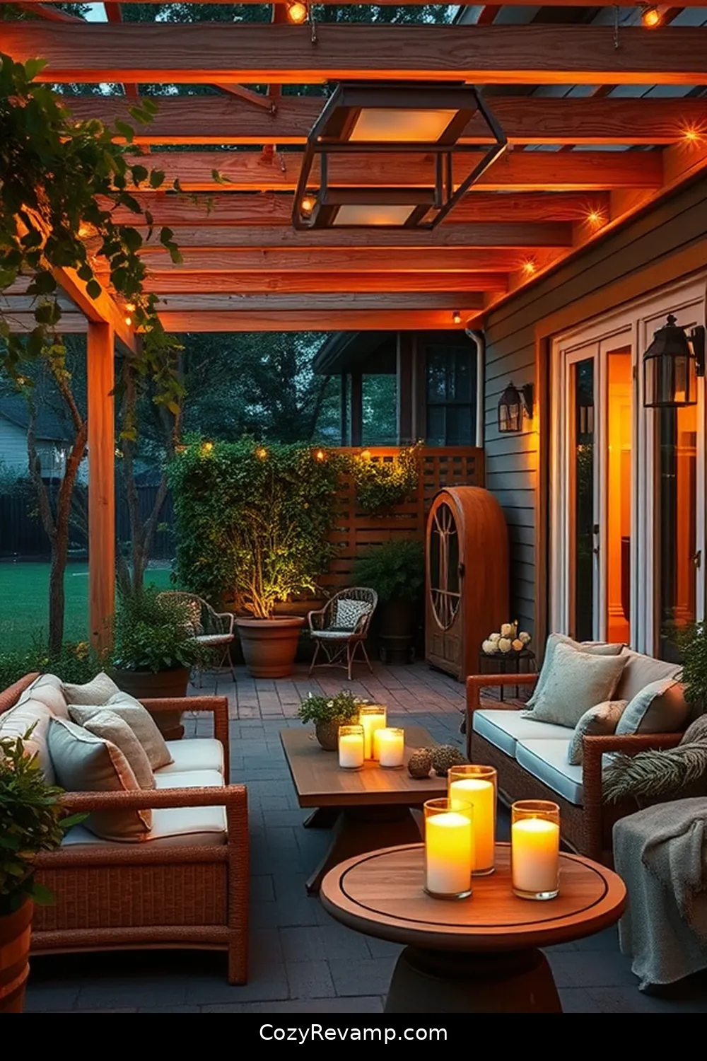 19 Key Features of a Scandinavian Outdoor Patio With Cork Material 12 Warm Lighting for 19 Key Features of a Scandinavian Outdoor Patio With Cork Material