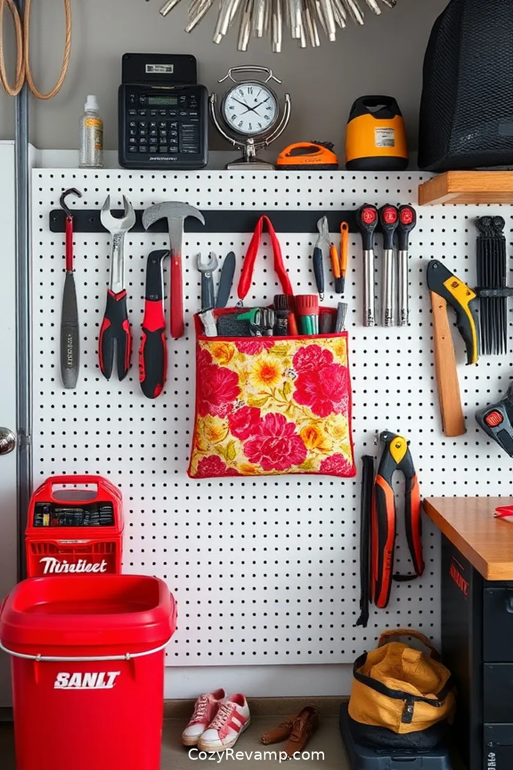 19 Ways to Create a Minimalist Garage With Upcycled Fabric Material 10 Fabric Tool Roll for Easy Access for 19 Ways to Create a Minimalist Garage With Upcycled Fabric Material
