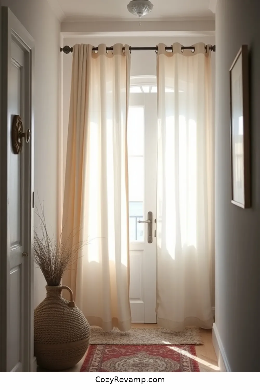 19 Ways to Style a Coastal Hallway With Organic Cotton Materials 3 Incorporate Soft Organic Cotton Curtains for 19 Ways to Style a Coastal Hallway With Organic Cotton Materials