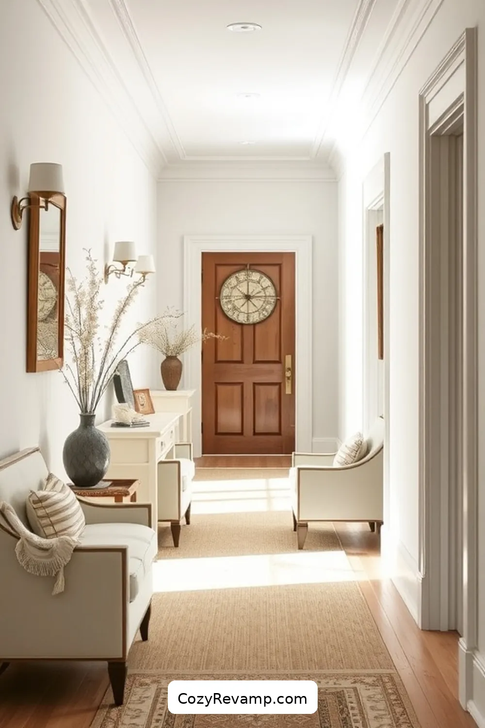 19 Ways to Style a Coastal Hallway With Organic Cotton Materials 12 Opt for Organic Cotton Upholstered Furniture for 19 Ways to Style a Coastal Hallway With Organic Cotton Materials