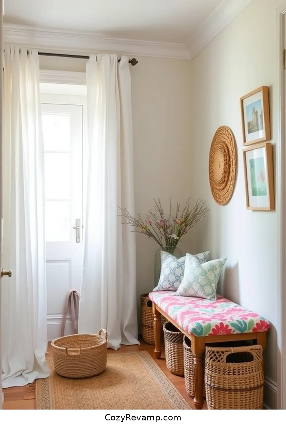 19 Ways to Style a Coastal Hallway With Organic Cotton Materials 14 Use Organic Cotton Fabric for DIY Projects for 19 Ways to Style a Coastal Hallway With Organic Cotton Materials