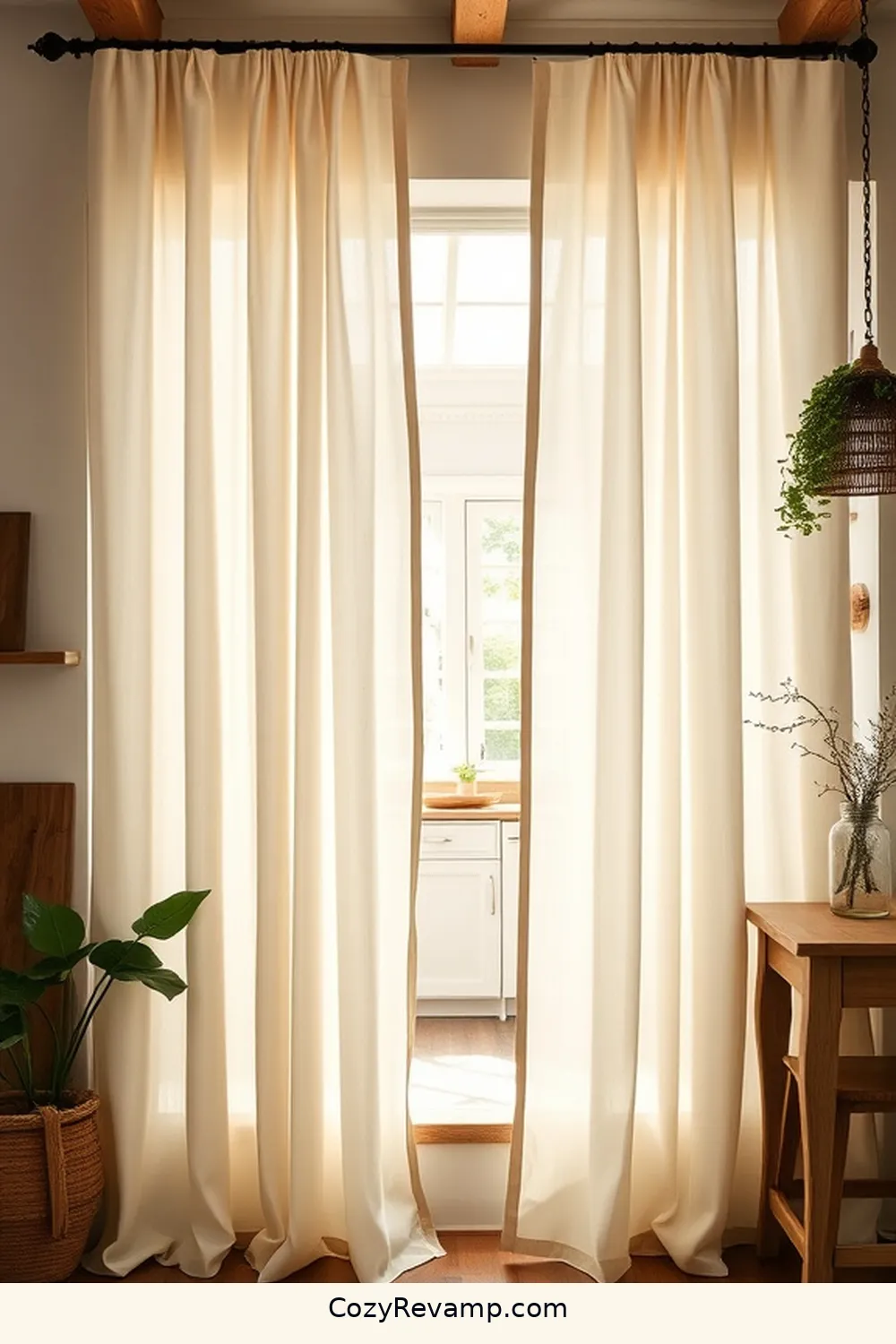 19 Ways to Use Organic Cotton Material in Your Modern Farmhouse Kitchen 9 Organic Cotton Curtains for 19 Ways to Use Organic Cotton Material in Your Modern Farmhouse Kitchen