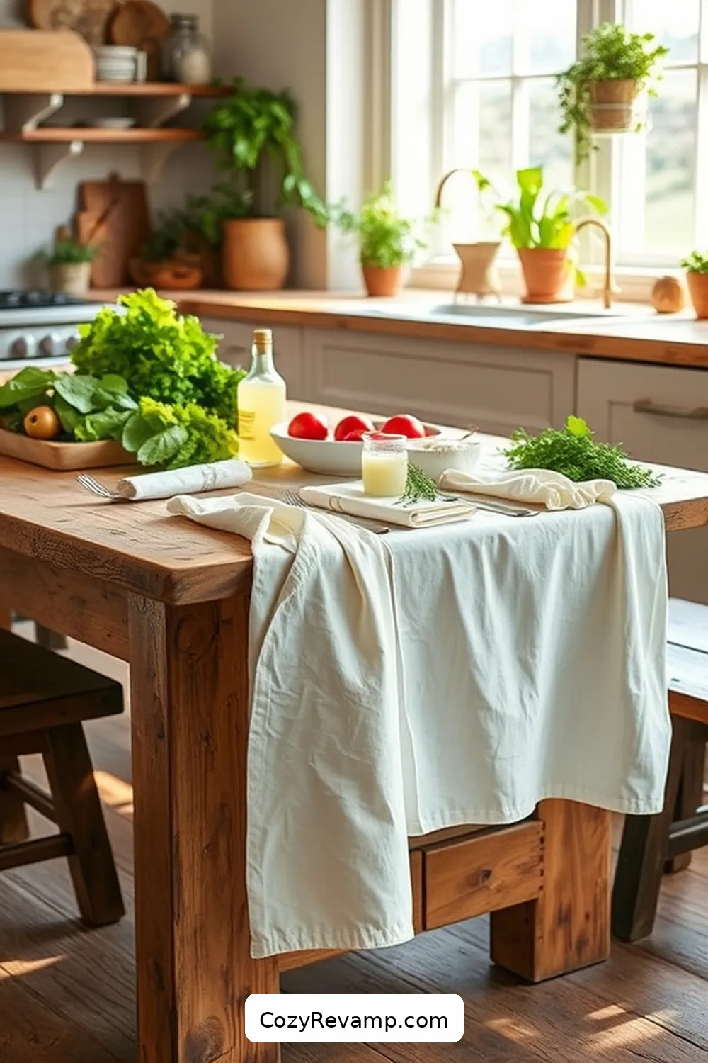 19 Ways to Use Organic Cotton Material in Your Modern Farmhouse Kitchen 6 Organic Cotton Napkins for 19 Ways to Use Organic Cotton Material in Your Modern Farmhouse Kitchen