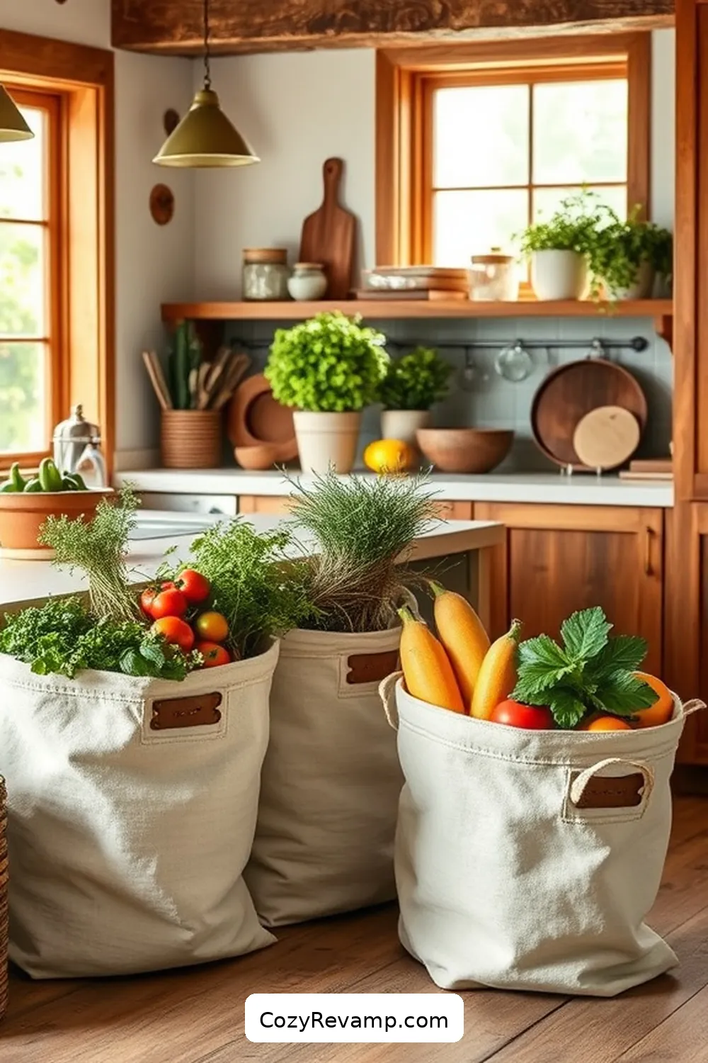 19 Ways to Use Organic Cotton Material in Your Modern Farmhouse Kitchen 15 Organic Cotton Storage Bins for 19 Ways to Use Organic Cotton Material in Your Modern Farmhouse Kitchen