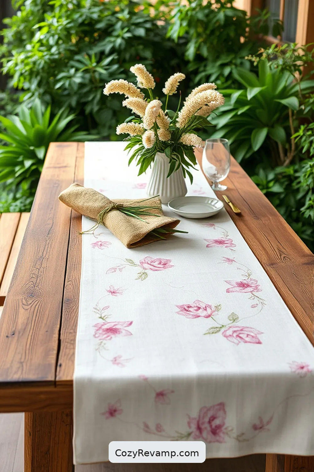 19 Ways to Use Organic Cotton Material in Your Modern Farmhouse Kitchen 13 Organic Cotton Table Runners for 19 Ways to Use Organic Cotton Material in Your Modern Farmhouse Kitchen